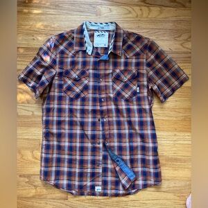 Vans, Brown Plaid Shirt, M